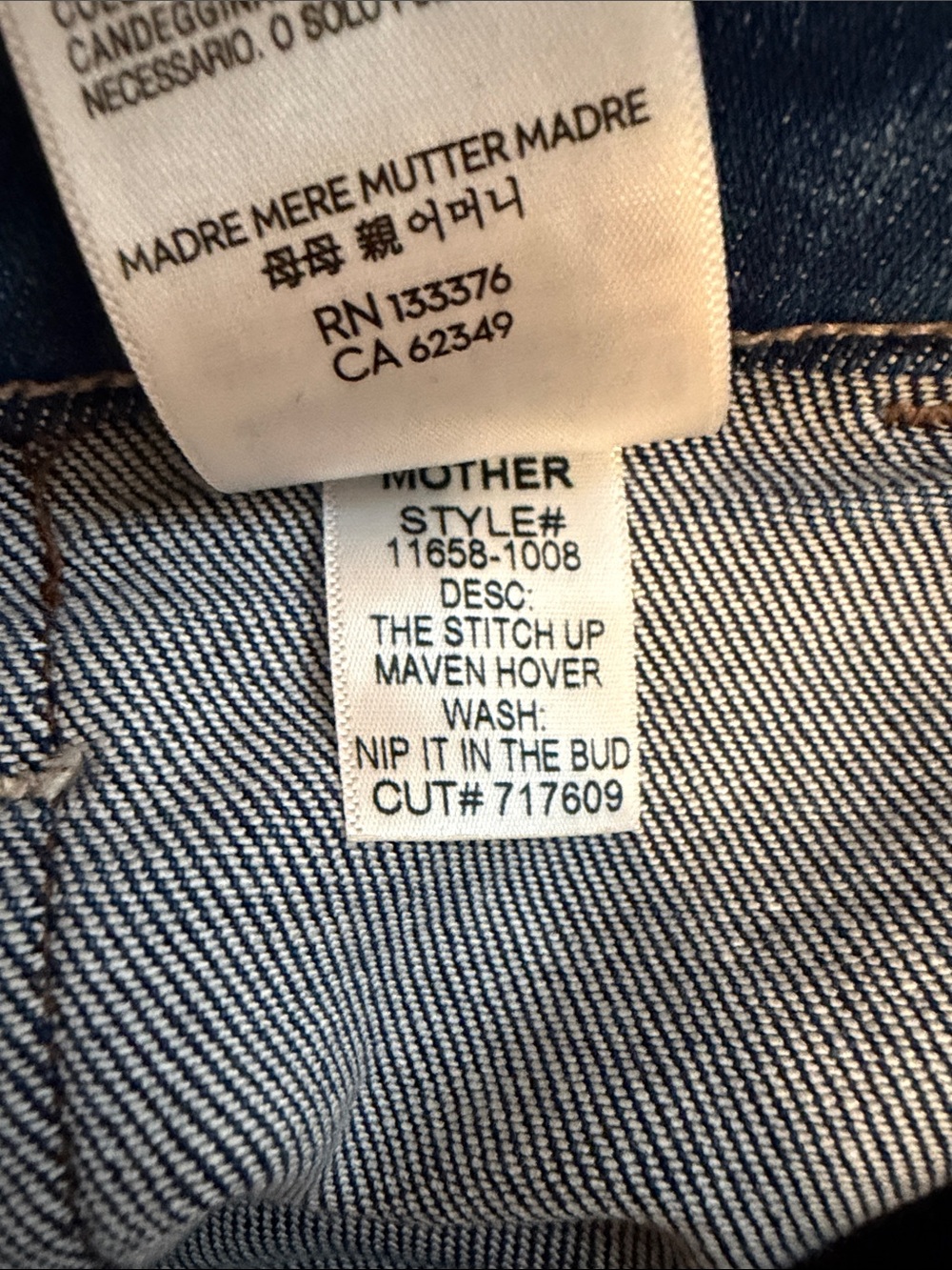 Women's High-Rise Wide-Leg Blue Jeans - Picture 6 of 6